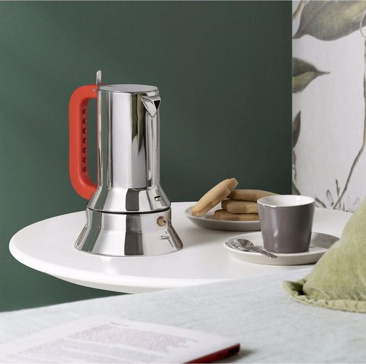 Image du produit Alessi Machine à espresso 9090 pour 6 tasses Gris acier (6 T.)