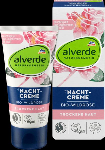 Actual product image dm alverde Organic Wild Rose (50 ml, Night cream)