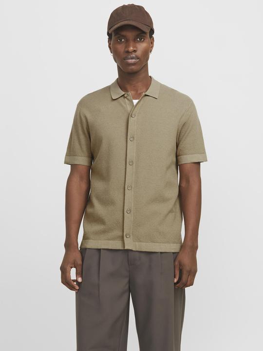 Produktbild Jack & Jones Jjeemil Knit Structure Shirt Ss Sn (M)