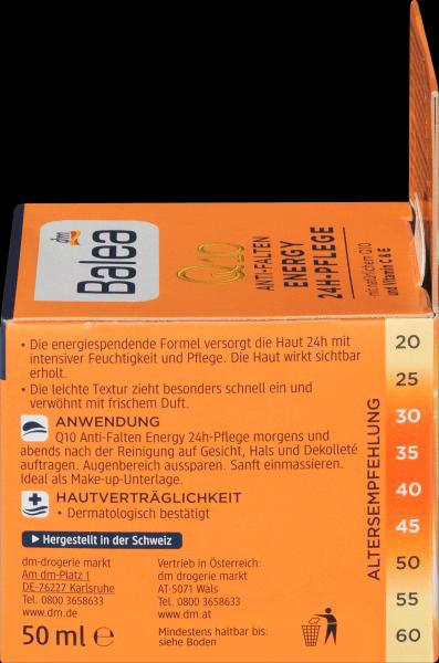 Produktbild dm Balea Q10 Anti Falten Energy 24h-Pflege (50 ml, 24h Creme)