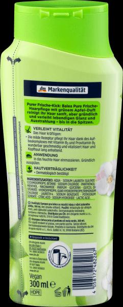 Actual product image dm Balea Shampoo Pure Frische (300 ml, Liquid shampoo)