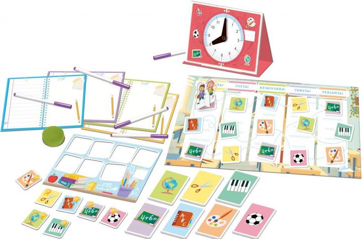 Actual product image Opetellaan Lasst uns Schule spielen lernen (Finnish)