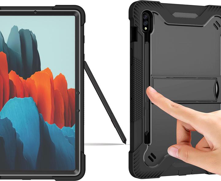 Actual product image Cazy Shockproof case compatible with Samsung Galaxy Tab S8 - Protective drop-proof case - with stand (Galaxy Tab S8)