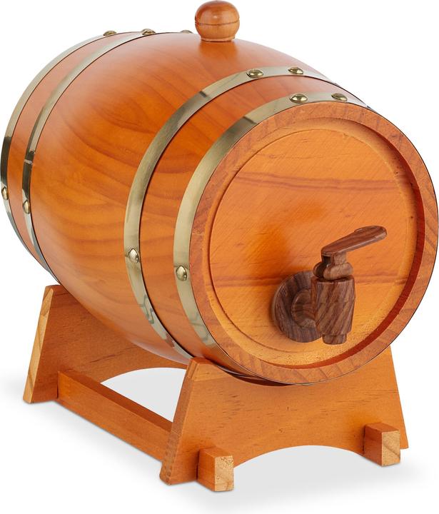 Image du produit Relaxdays Tonneau en bois (Jigger)