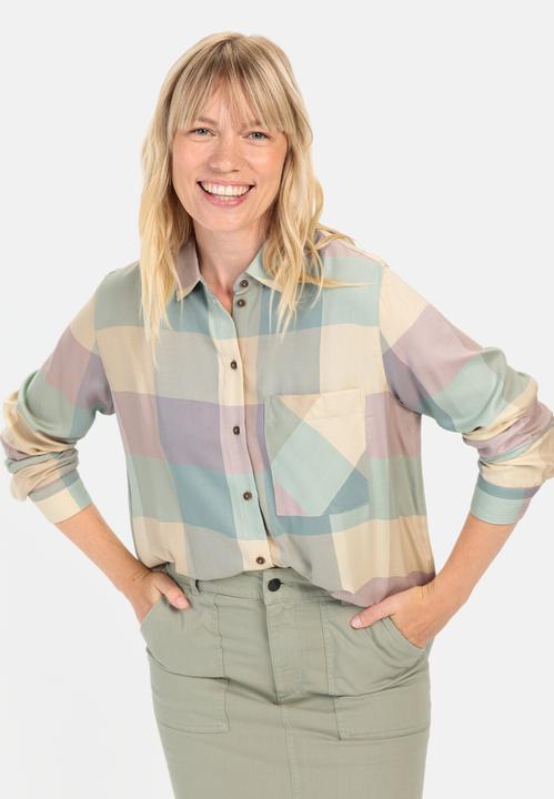 Produktbild Camel Active Karierte Bluse aus Viskose (XL)