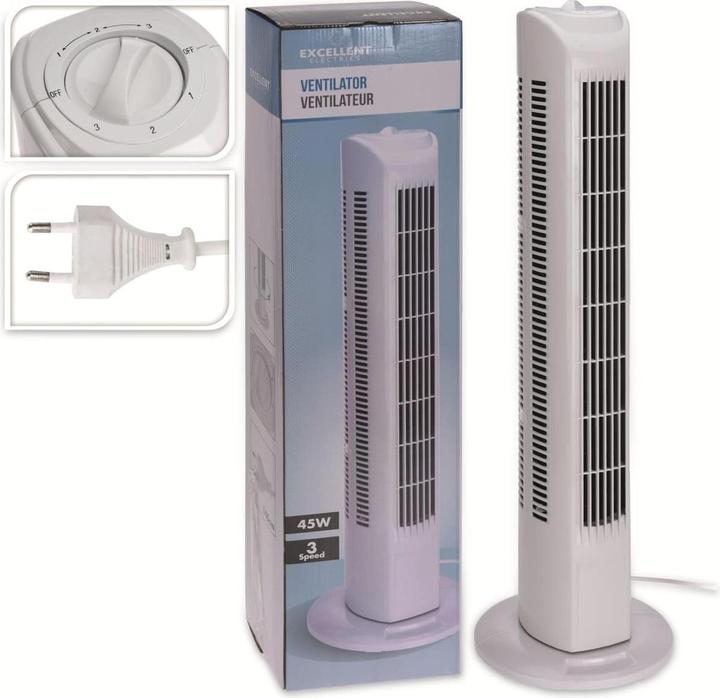 Actual product image Lifetime Air Fan tower 78cm white PP