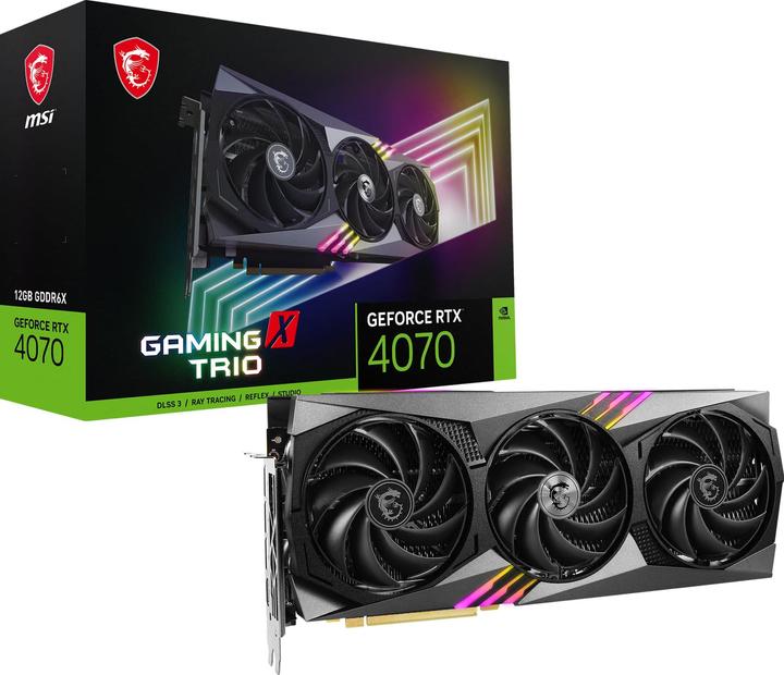 Image du produit MSI GeForce RTX 4070 GAMING X TRIO (12 Go)