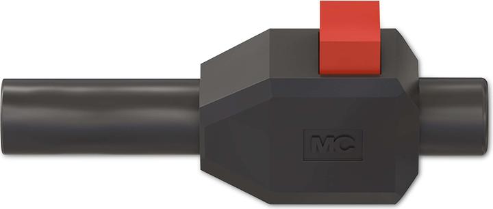 Produktbild Stäubli Sicherheitsklemmsteckeradapter, 22.3007-21, 4 mm, schwarz, 600 V, CAT II, 10 A (CAT II)