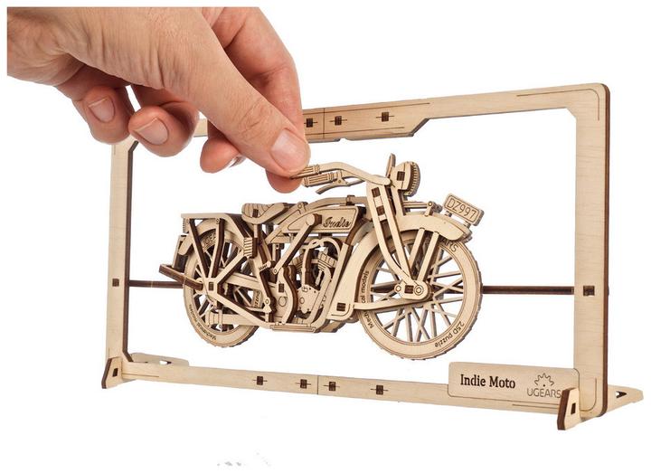 Produktbild Ugears 70194 Indie Moto 2.5D Puzzle - Indie Moto 2.5D Puzzle