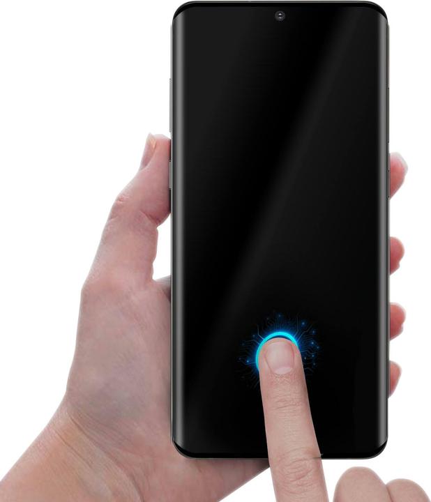 Actual product image Avizar bulletproof glass, glass protective film, protective glass (1 Piece, Samsung Galaxy S20+)