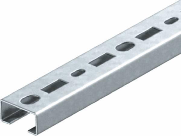 Image du produit OBO Bettermann Rail profilé perforé, largeur des fentes 17mm 1104500