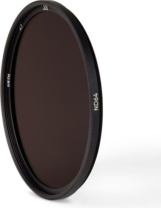 Actual product image Urth 43mm ND64 (6 Stop) Lens Filter (Plus+) (Neutral density filter, 43 mm)