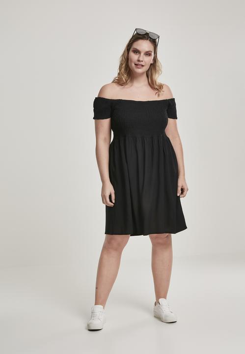 Image du produit Urban Classics Ladies Smoked Off Shoulder Dress (XXL)