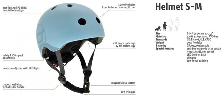 Immagine prodotto Scoot and Ride SM Acciaio (51 - 55 cm)