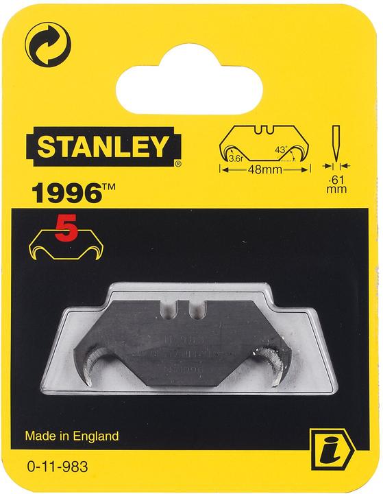 Image du produit Stanley Lame Crochet 1996N 5pcs (Lame de rechange)