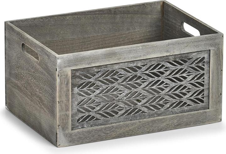 Produktbild HTI-Living Aufbewahrungskiste, Holz, grau (1 x, 30 x 16 x 20 cm, 35 x 18 x 25 cm)