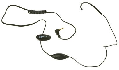 Immagine prodotto Geemarc CLHOOK1 Cuffia telefonica senza orecchio con cavo mono nero Controllo del volume, microfono, ecc. (Cablato)