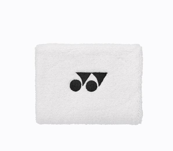 Actual product image Yonex AC 492-1 Wristband terry towelling, 1 pc/pack, wide, white