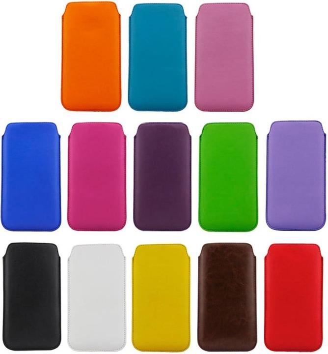 Produktbild König Design Handyhülle Tasche Slide Hülle Hellblau (Apple iPhone 6 Plus)