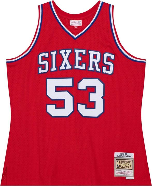 Actual product image Mitchell & Ness Darryl Dawkins Philadelphia 76ers 1979 Swingman Jersey - S (S)