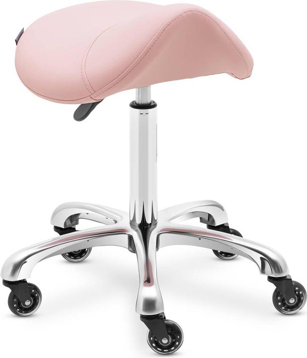 Actual product image Physa Saddle Stool - 570 - 750 mm - 150 kg - Powder pink