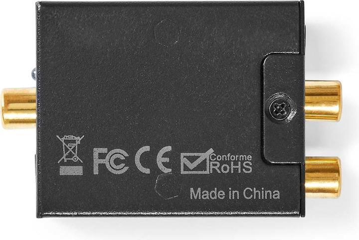 Immagine prodotto Nedis Convertitore audio digitale a 1 via Connessione Ingresso: 1x RCA digitale / 1x TosLink Connessione (0.05 m)