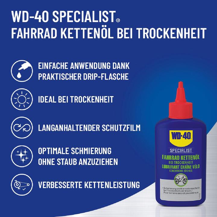 Image du produit WD-40 Spécialiste (100 ml, Huile de chaîne)