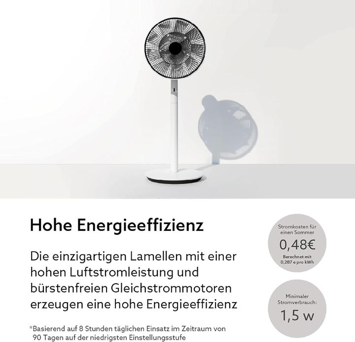 Produktbild Balmuda Stand-/Tischventilator EGF-1700 - The GreenFan (13 dB)