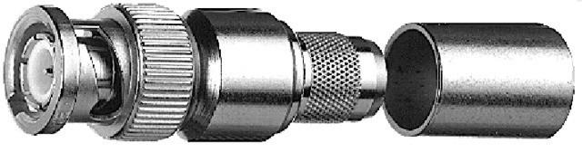 Produktbild Telegärtner BNC-Kabelstecker Crimp G31 75 Ohm, crimp/crimp, Professional, A3318, G31 (RG-11A/U)