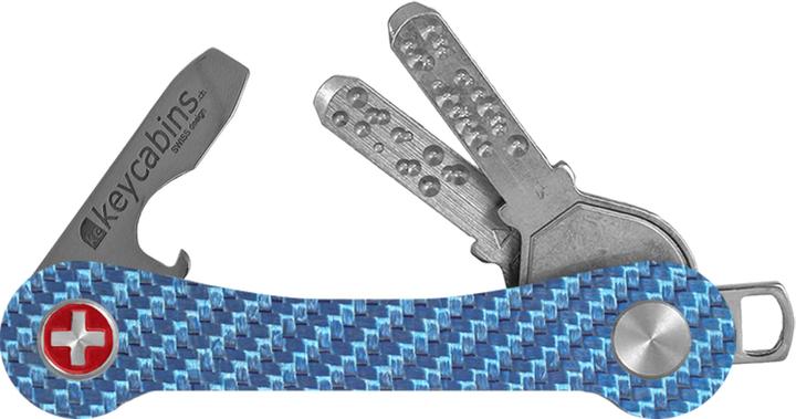 Produktbild Keycabins Schlüsselorganisator KCCS1.3 Carbon S1 light blue