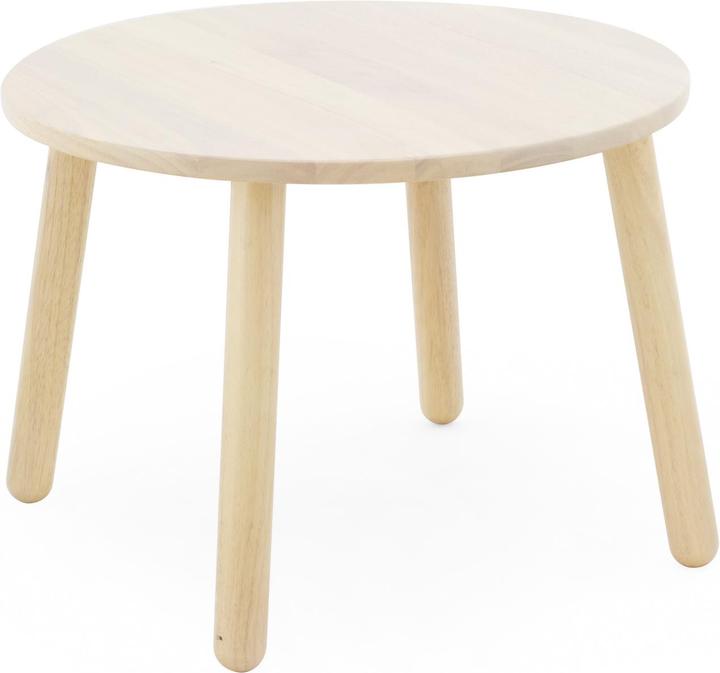 Produktbild Spielba Tisch rund, weiss lasiert (Kindertisch)