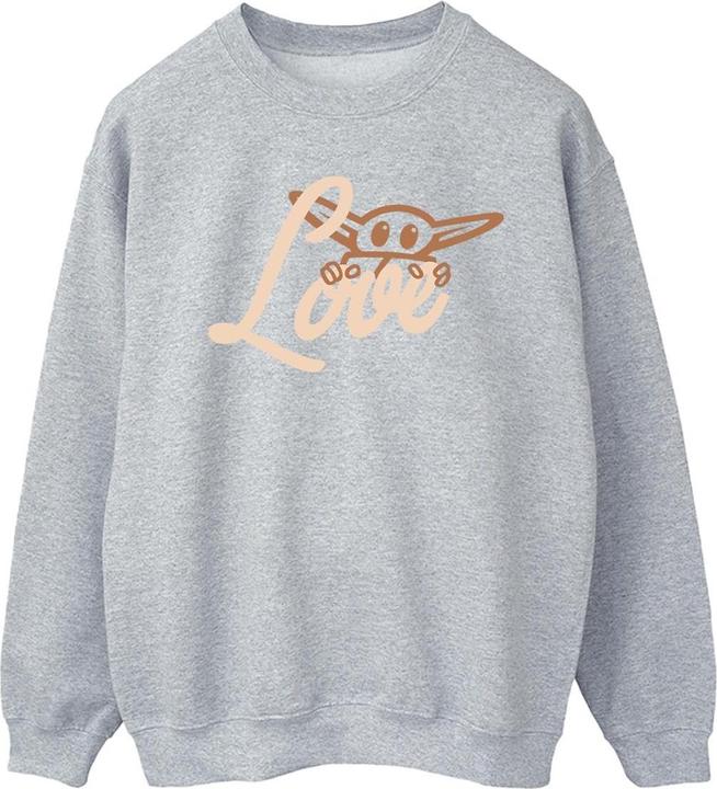 Actual product image Star Wars Mens Grogu Love Sweatshirt (M)