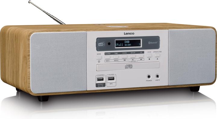 Produktbild Lenco DAR-251WDWH (DAB+, FM, Bluetooth)