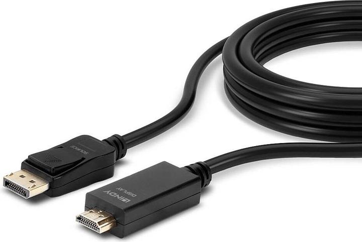 Actual product image Lindy DisplayPort — HDMI (Typ A) (2 m, HDMI, DisplayPort)