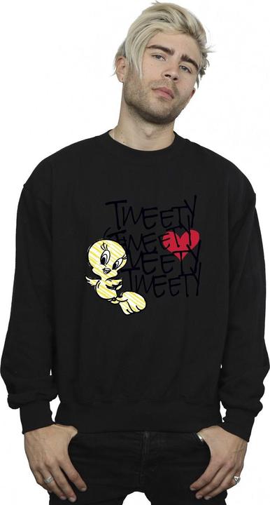 Produktbild Looney Tunes Tweety Love Heart Sweatshirt (M)