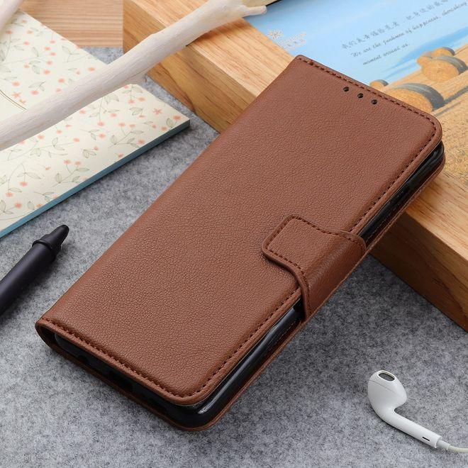 Produktbild MU Classic Litchi Leder Bookcover Series (Motorola Edge)