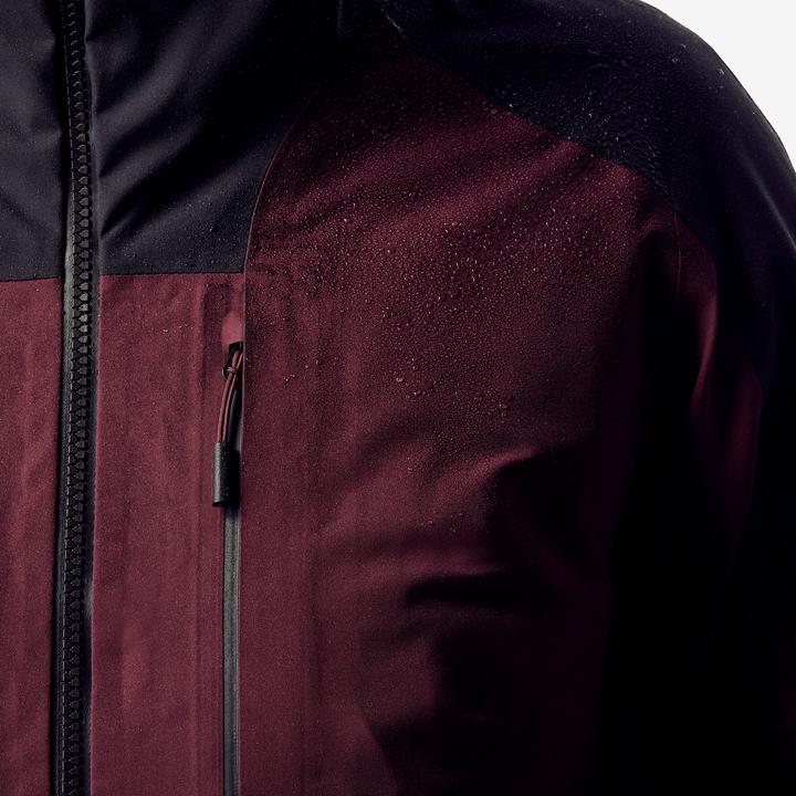 Actual product image Wedze Women's ski jacket versatile and warm - FR100 bordeaux red/black (XL)
