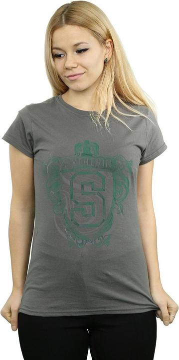 Actual product image Womens/Ladies Slytherin Serpent Crest Cotton T-Shirt (M)