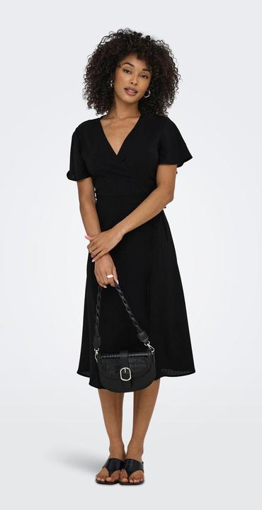 Actual product image Only Stucali S/S Midi Wrap Dress Wvn (XL)