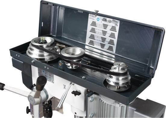 Produktbild Optimum OPTIdrill D23Pro Tischbohrmaschine 400V mit Keilriemenantrieb