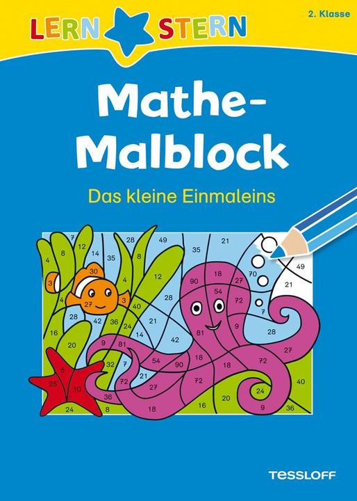 Produktbild Tessloff Mathe-Malblock 2. Klasse. Das kleine Einmaleins (Deutsch, Sabine Schwertführer, 2012)