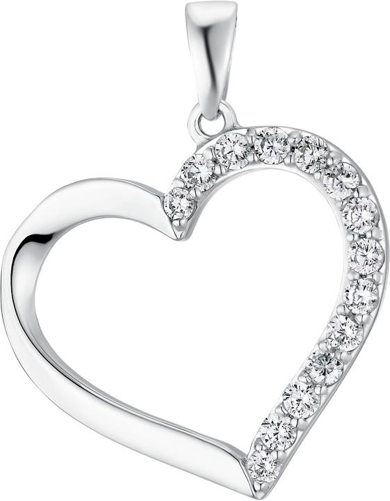 Amor Für Damen, 925 Sterling Silber Zirkonia | Herz (Silber 925)