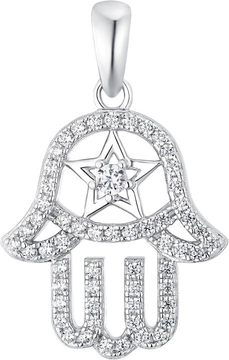 Immagine prodotto Amor Per le donne, 925 Zirconia d'argento Sterling | Hamsa Hand (Argento 925)