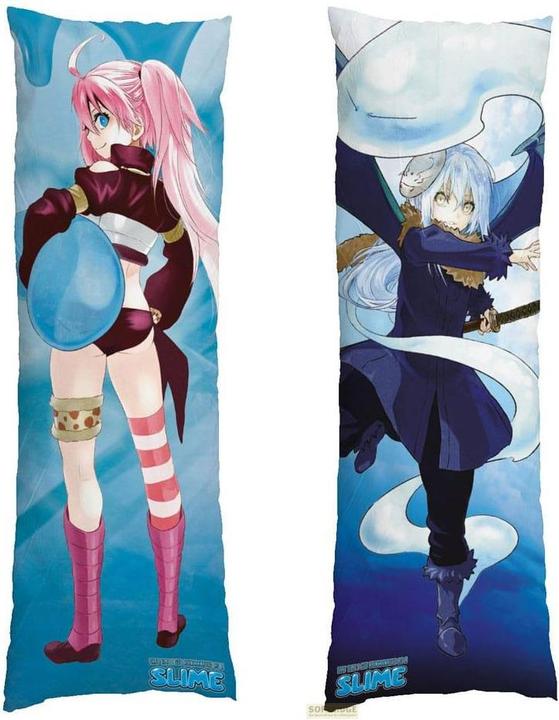 Actual product image Sakami That Time I Got Reincarnated As A Slime Dakimakura Pillowcase Rimuru & Milim