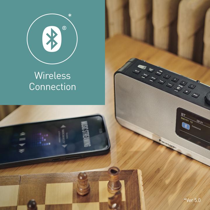 Immagine prodotto Panasonic RF-D15EG-K (DAB, FM, Bluetooth)