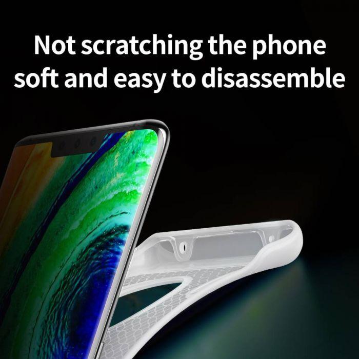 Produktbild Baseus Huawei Mate 30 Pro case Jelly Liquid Silica Gel Transparent Black (WIHWMATE30P-GD01) (Huawei Mate 30 Pro)