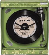 Image du produit Ootb Horloge murale en verre, tourne-disque, 20 x 20 cm