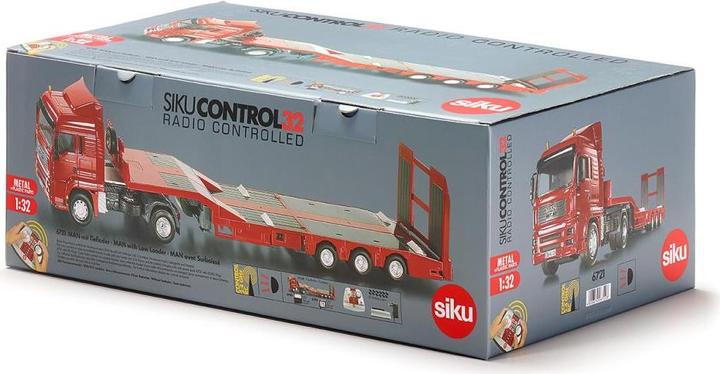 Produktbild Siku Lkw mit Tieflader