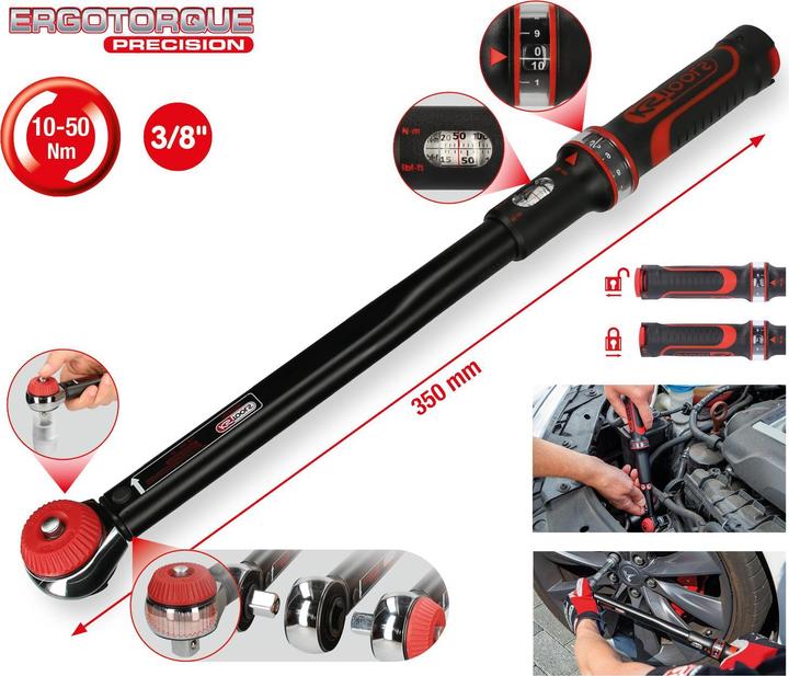 Actual product image KS Tools Ergotorque (3/8", 10 Nm, 50 Nm)