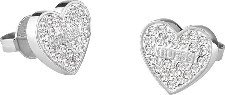 Immagine prodotto Guess Romantici orecchini in acciaio con cristalli per feste JUBE02173JWRHT/U (Acciaio inossidabile)